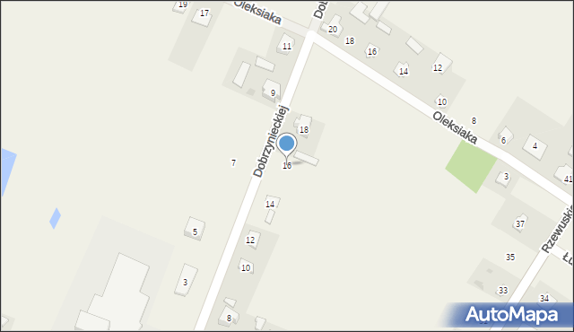 Regimin, Dobrzynieckiej Heleny, 16, mapa Regimin