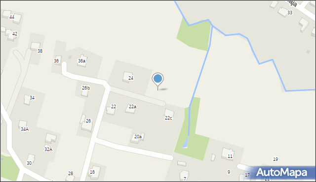 Roczyny, Dolna, 24a, mapa Roczyny