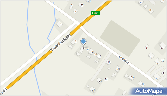 Rogi, Domino Henryka, ks., 4, mapa Rogi