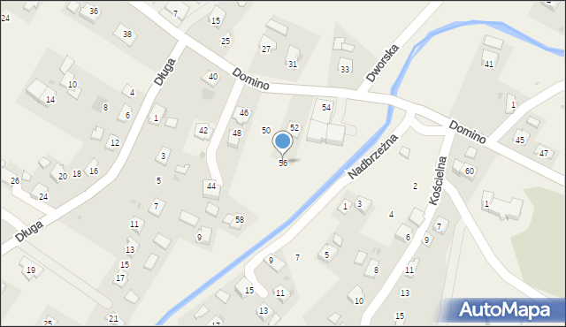 Rogi, Domino Henryka, ks., 56, mapa Rogi