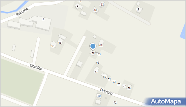 Rogi, Domino Henryka, ks., 59, mapa Rogi