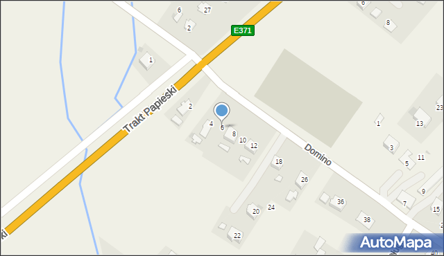 Rogi, Domino Henryka, ks., 6, mapa Rogi