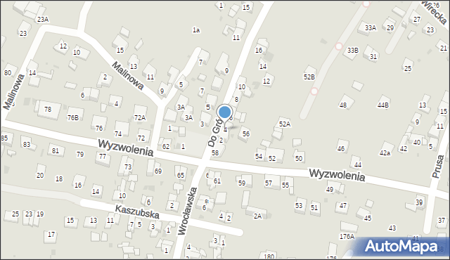 Ruda Śląska, Do Gródka, 4, mapa Rudy Śląskiej