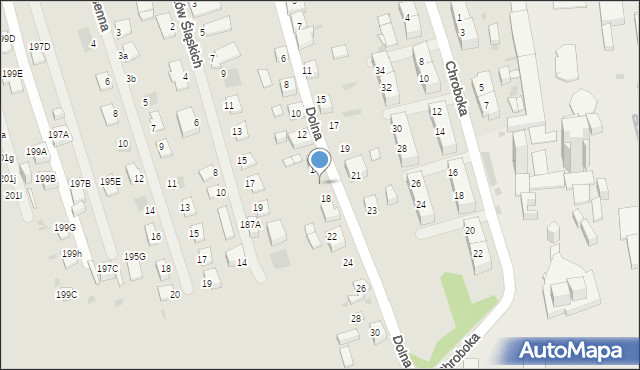 Ruda Śląska, Dolna, 16, mapa Rudy Śląskiej