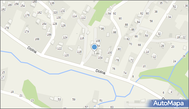Rudnik, Dolna, 106, mapa Rudnik