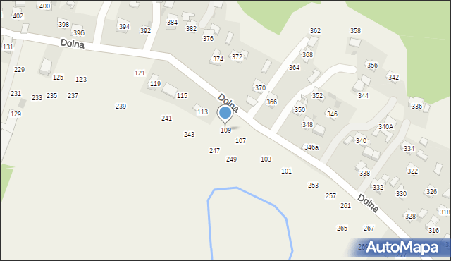 Rudnik, Dolna, 109, mapa Rudnik