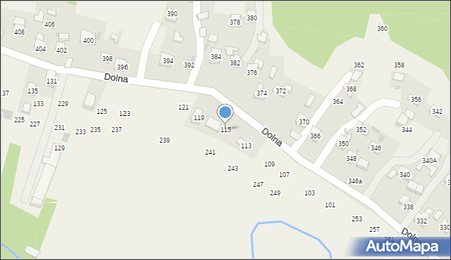 Rudnik, Dolna, 115, mapa Rudnik