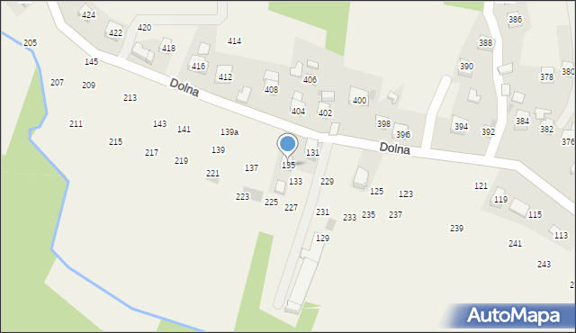 Rudnik, Dolna, 135, mapa Rudnik