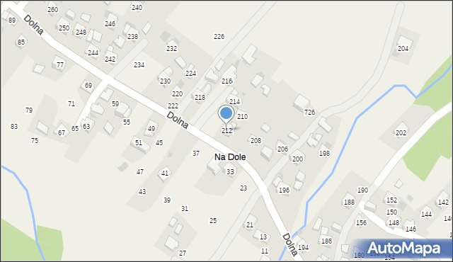 Rudnik, Dolna, 212, mapa Rudnik