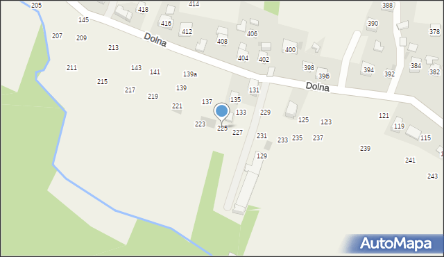 Rudnik, Dolna, 225, mapa Rudnik