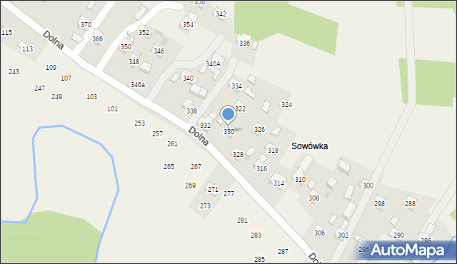 Rudnik, Dolna, 330, mapa Rudnik