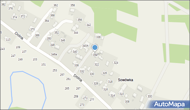 Rudnik, Dolna, 334, mapa Rudnik