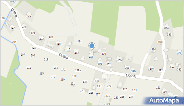 Rudnik, Dolna, 410, mapa Rudnik