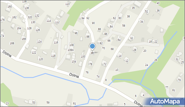 Rudnik, Dolna, 80, mapa Rudnik