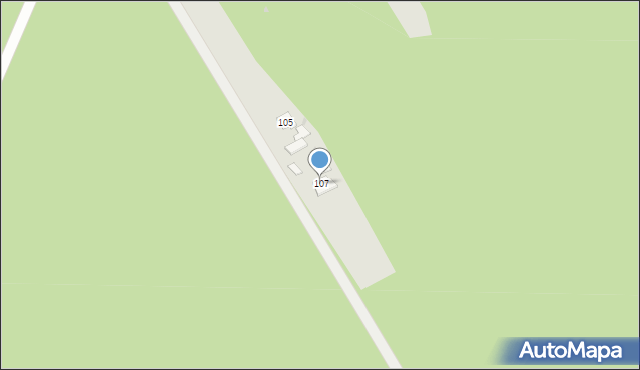 Rudnik nad Sanem, Doliny, 107, mapa Rudnik nad Sanem