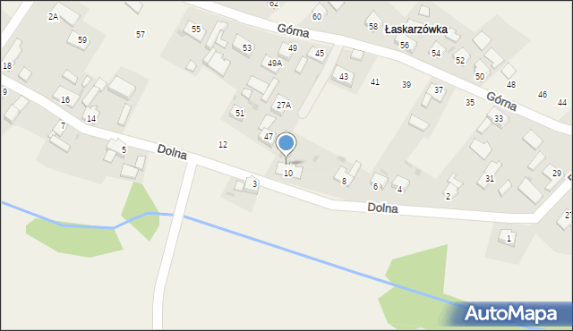 Rudno, Dolna, 10a, mapa Rudno