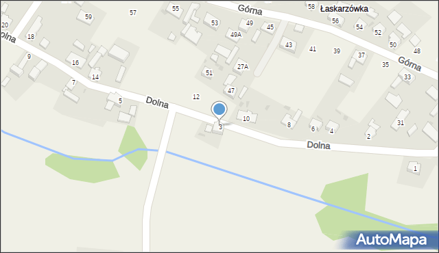 Rudno, Dolna, 3, mapa Rudno