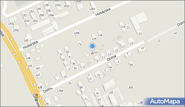 Rumia, Dolna, 9a, mapa Rumia