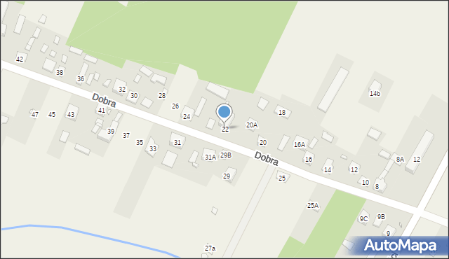 Runów, Dobra, 22, mapa Runów