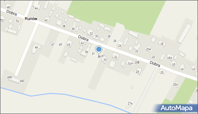 Runów, Dobra, 35, mapa Runów