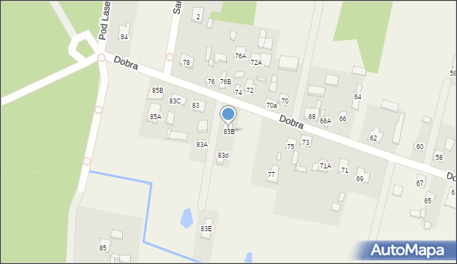 Runów, Dobra, 83B, mapa Runów