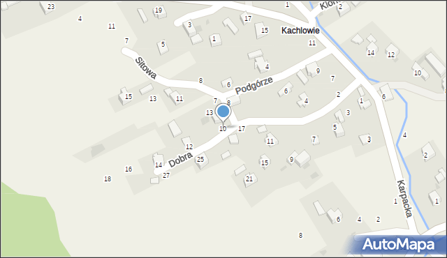 Rychwałdek, Dobra, 10, mapa Rychwałdek