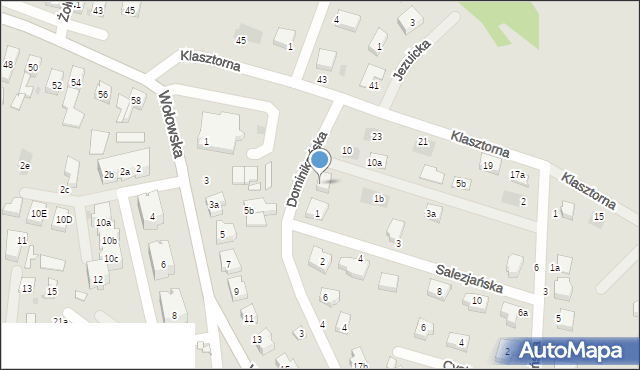 Ścinawa, Dominikańska, 8, mapa Ścinawa