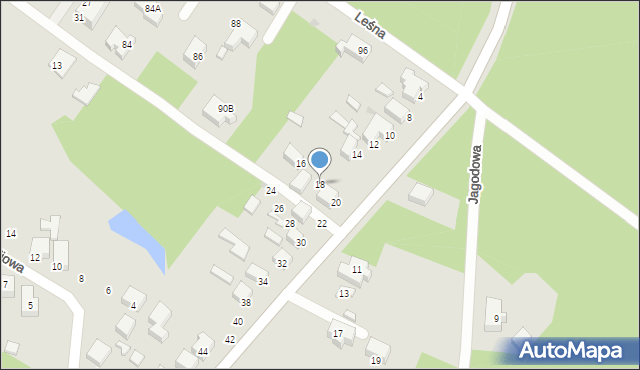 Siedlce, Domanicka, 18, mapa Siedlce