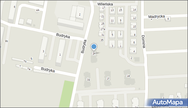 Siemianowice Śląskie, Domina Czesława, ks. bp., 1h, mapa Siemianowice Śląskie