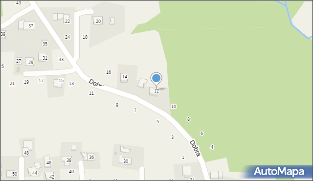 Siepraw, Dobra, 12, mapa Siepraw