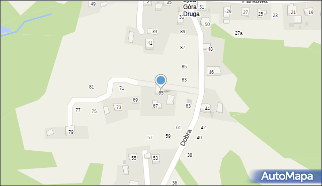 Siepraw, Dobra, 65, mapa Siepraw