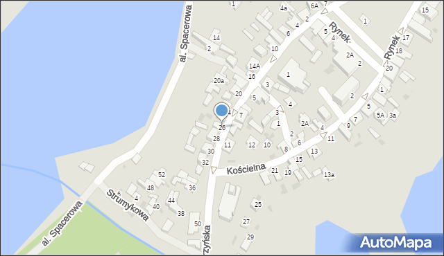 Skępe, Dobrzyńska, 26, mapa Skępe