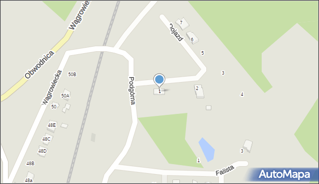 Skoki, Dojazd, 1, mapa Skoki