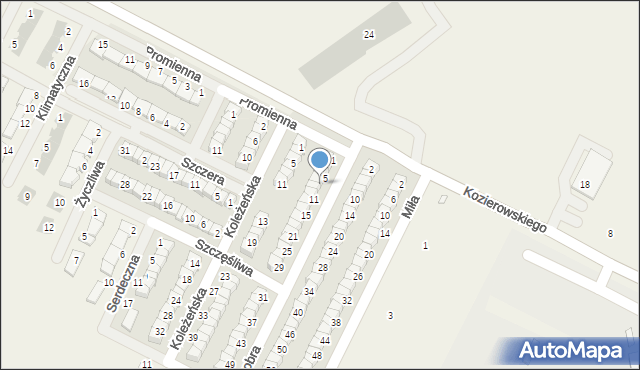 Skórzewo, Dobra, 7, mapa Skórzewo