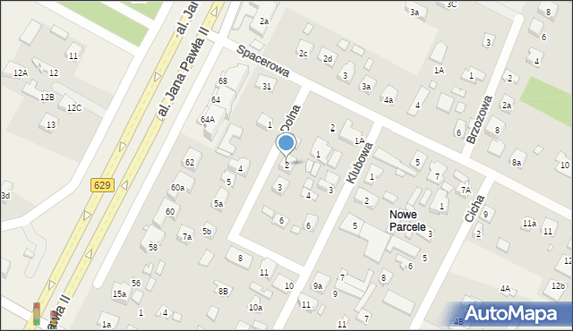 Słupno, Dolna, 2, mapa Słupno