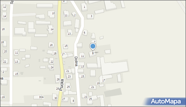 Smolno, Dolna, 9, mapa Smolno