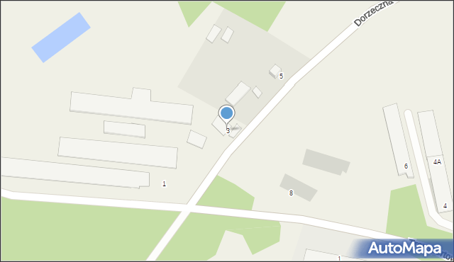 Sochonie, Dorzeczna, 3, mapa Sochonie