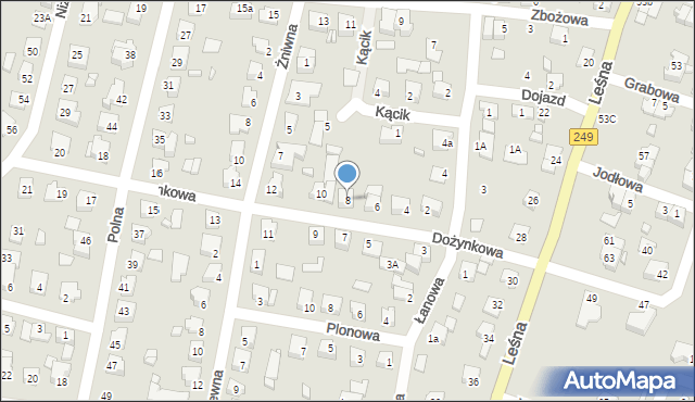 Solec Kujawski, Dożynkowa, 8, mapa Solec Kujawski