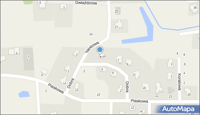 Stawiguda, Dobra, 5, mapa Stawiguda