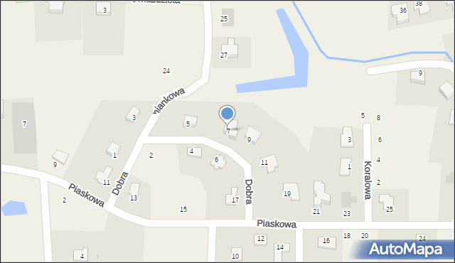 Stawiguda, Dobra, 7, mapa Stawiguda