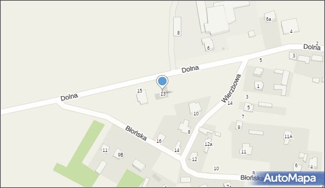 Stężyca, Dolna, 13, mapa Stężyca