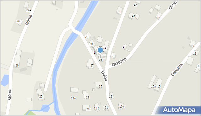 Stronie Śląskie, Dolna, 16a, mapa Stronie Śląskie