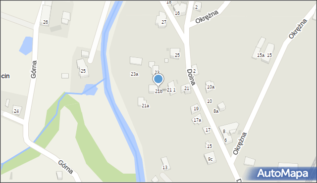 Stronie Śląskie, Dolna, 21b, mapa Stronie Śląskie