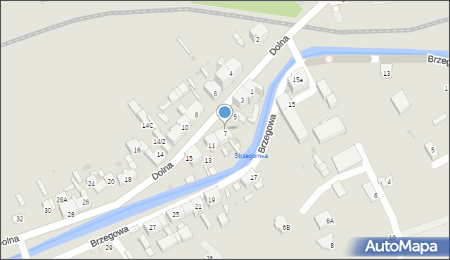 Strzegom, Dolna, 9, mapa Strzegom