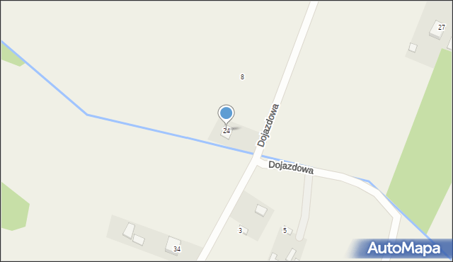 Strzegomek, Dojazdowa, 24, mapa Strzegomek