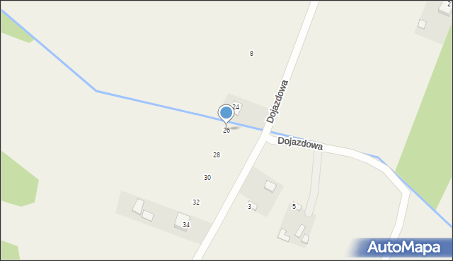 Strzegomek, Dojazdowa, 26, mapa Strzegomek