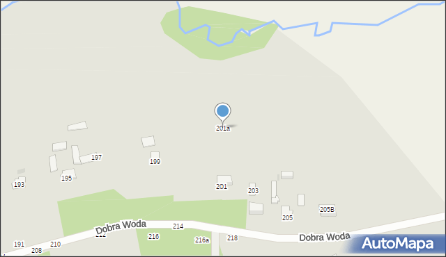 Sulejów, Dobra Woda, 201a, mapa Sulejów