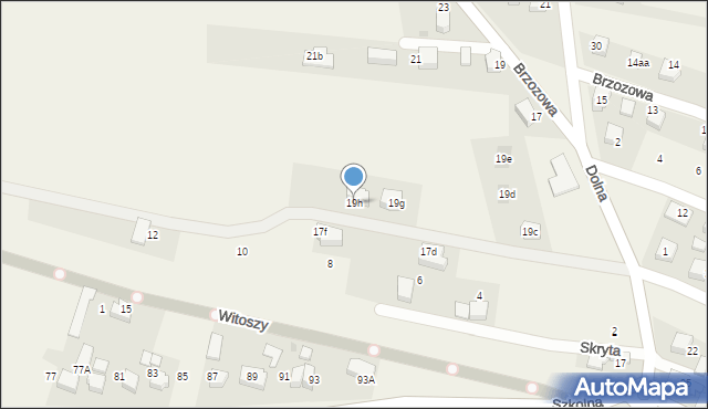 Suszec, Dolna, 19h, mapa Suszec