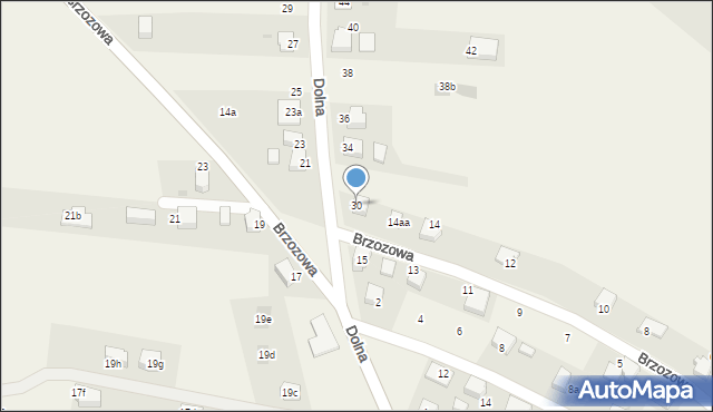 Suszec, Dolna, 30, mapa Suszec