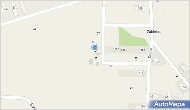 Suszec, Dolna, 59, mapa Suszec